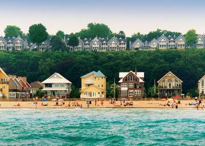 The Port Stanley Main Beach